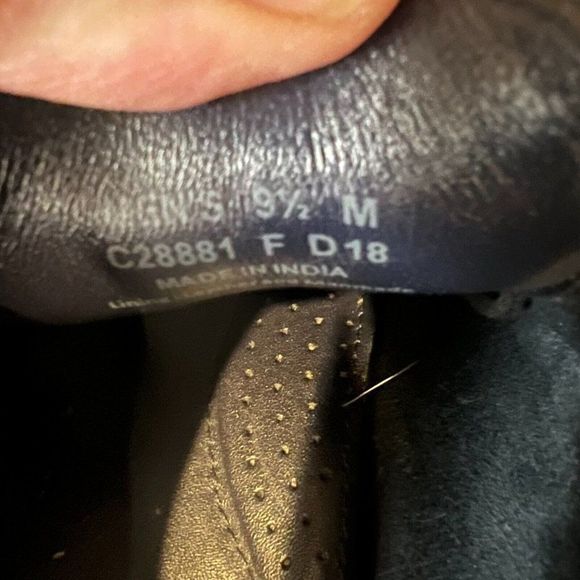 Mens Cole Haan Buckland Cap Toe Black Leather Brogue Dress Shoes Size 9.5 M‎ GUC - Picture 6 of 6